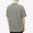 Polar Skate Co. Men's Stripe Shin T-Shirt in Teal