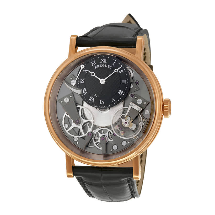 Breguet Tradition Skeleton Dial 18 kt Rose Gold Mens Watch 7057BR/G9/9W6