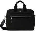 BOSS Black Removable Shoulder Strap Document Briefcase