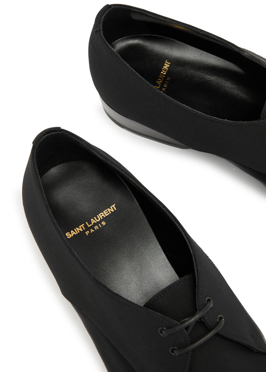 【KIMHEKIM】Gabriel Derby Shoes (Black) Saint Laurent Gabriel Derby shoes for Men - Black in Qatar