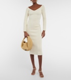 Khaite - Olivia Medium raffia shoulder bag