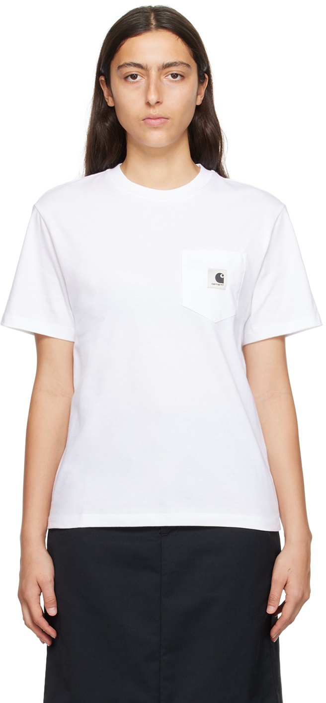 Carhartt WIP Pocket T-Shirt in White