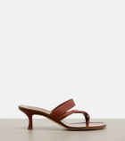 Manolo Blahnik Susa leather thong sandals