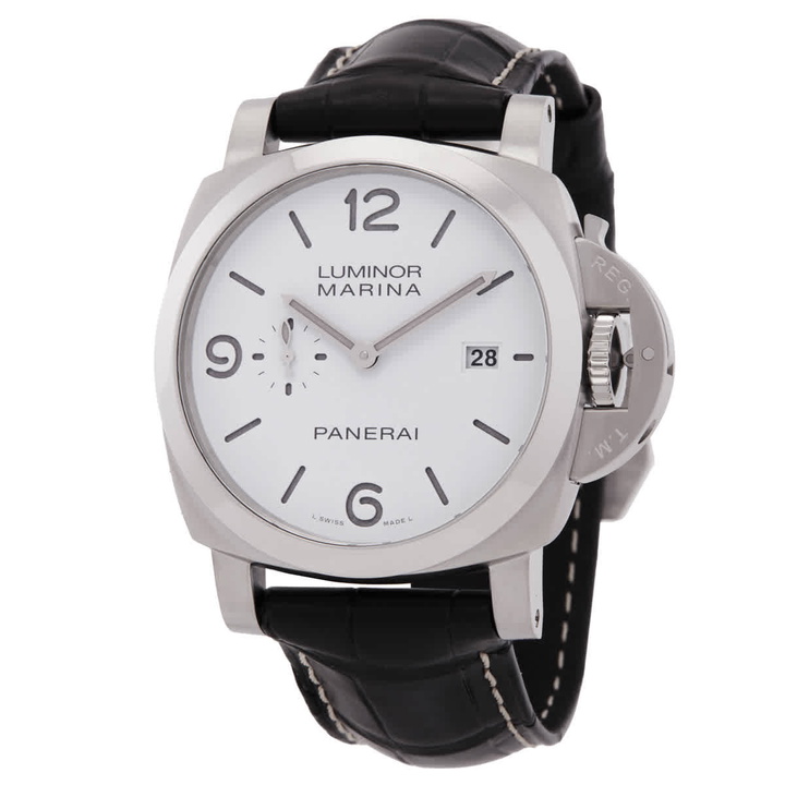 Photo: Panerai Luminor Marina Automatic White Dial Mens Watch PAM03314