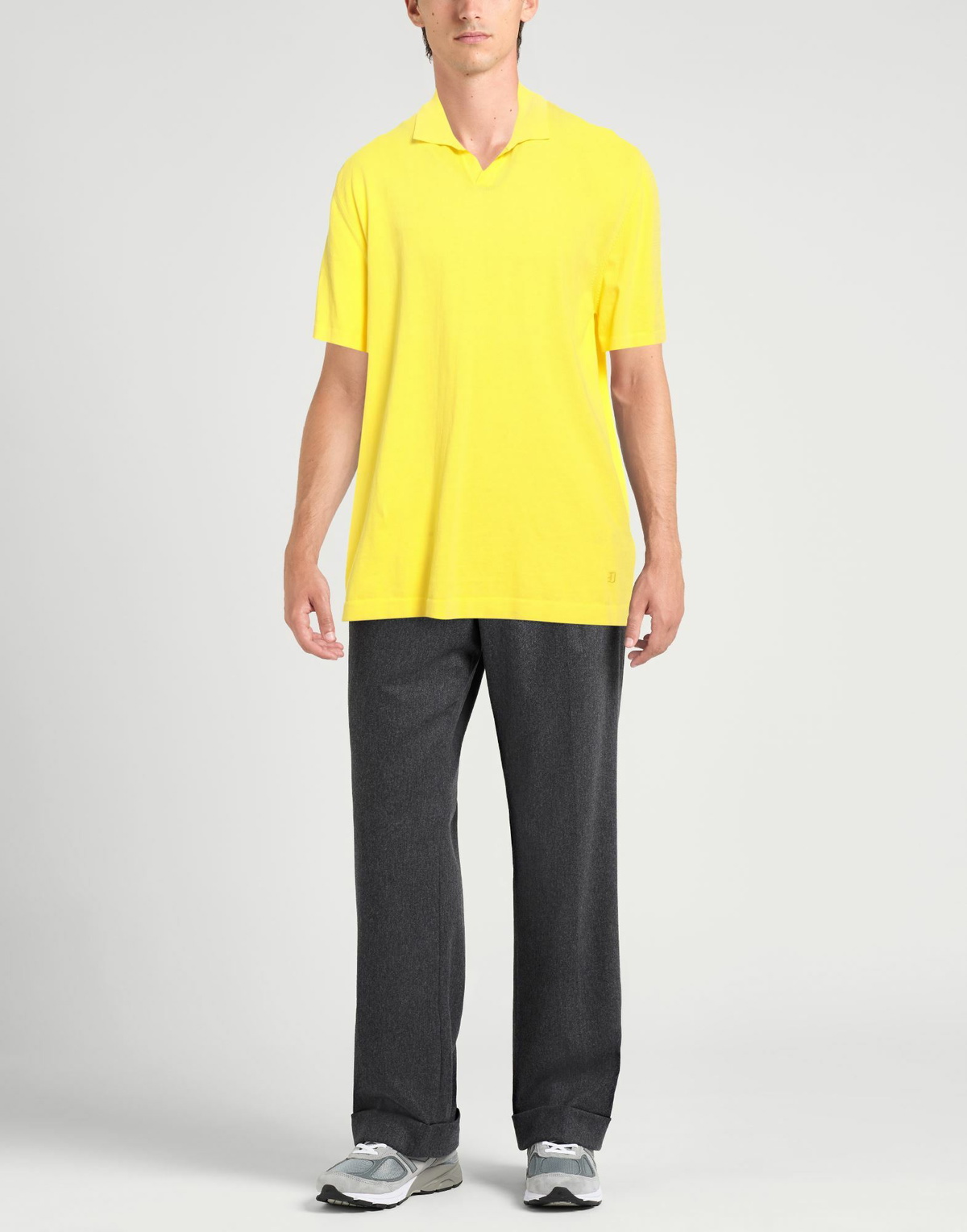 Dondup Mens Sweater in Yellow