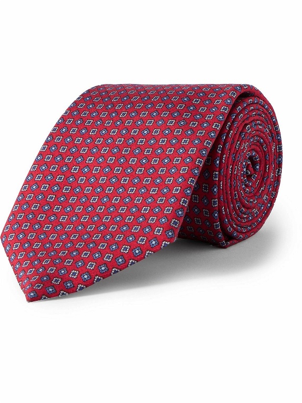 Photo: Canali - 7cm Printed Silk Tie