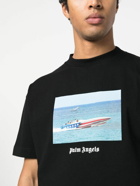 PALM ANGELS - Getty Speedboat Cotton T-shirt