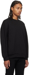 ATTACHMENT Black Paneled Sweatshirt