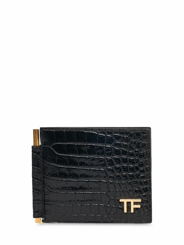 Photo: TOM FORD - Alligator Printed Leather Money Clip