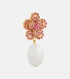 Magda Butrym Crystal-embellished floral earrings