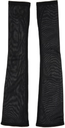 Anna Sui SSENSE Exclusive Black Fingerless Gloves