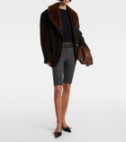 Prada Knitted wool and cashmere shorts