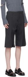 T/SEHNE Gray Tailored Shorts