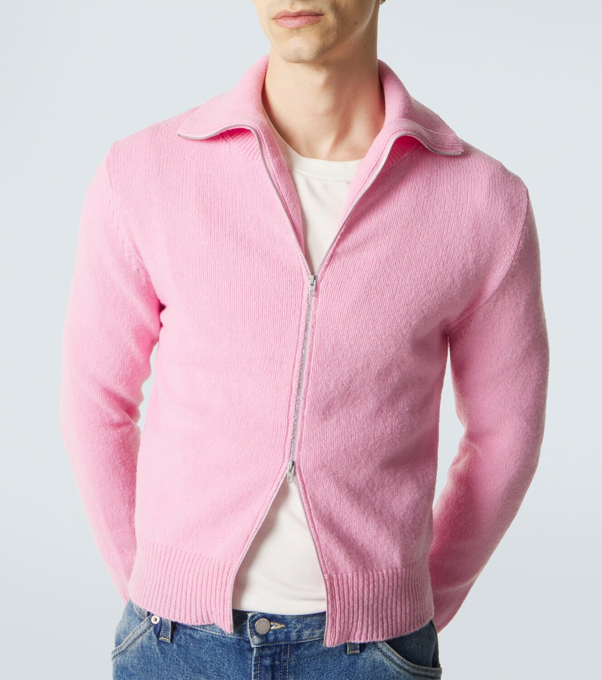 Jil Sander Wool-blend zip-up sweater Jil Sander