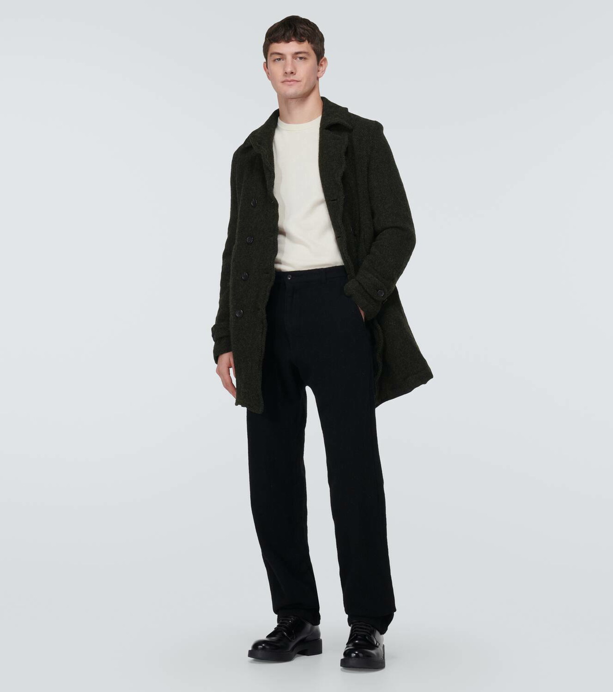 Comme des Garçons Homme Deux Wool coat