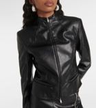 Aya Muse Ubala faux leather jacket