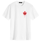 Dsquared2 Men's Maple Leaf Logo T-Shirt in White