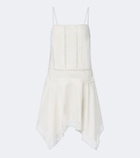 Staud Corinna embroidered cotton voile minidress