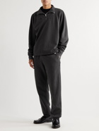 Les Tien - Cotton-Jersey Half-Zip Sweatshirt - Gray