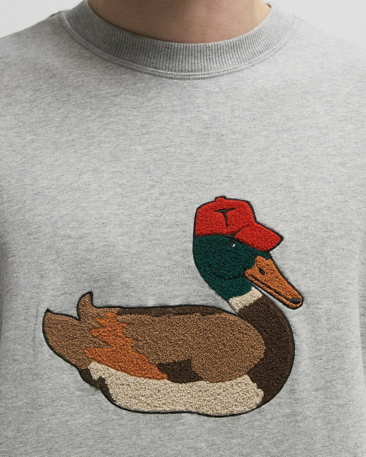Edmmond Studios DUCK HUNT SWEATSHIRT Grey Men