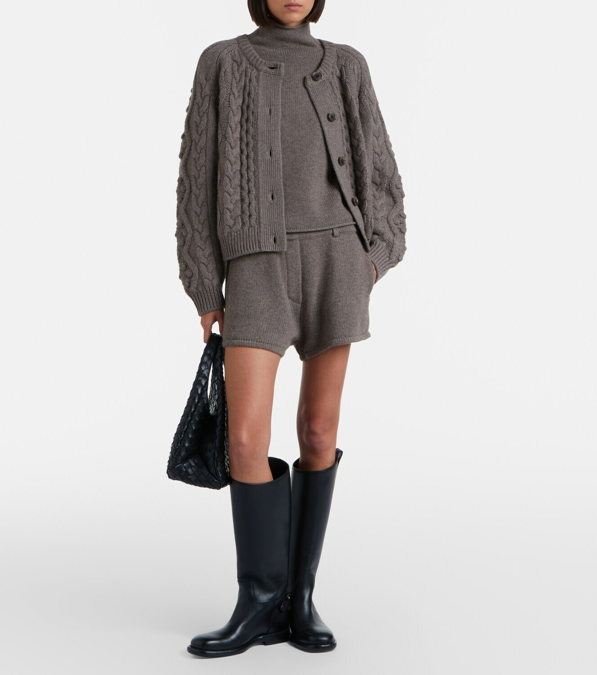 Lisa Yang Annora cashmere shorts