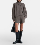 Lisa Yang Annora cashmere shorts