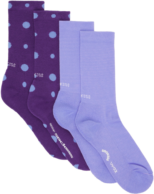 Photo: SOCKSSS Two-Pack Purple Socks