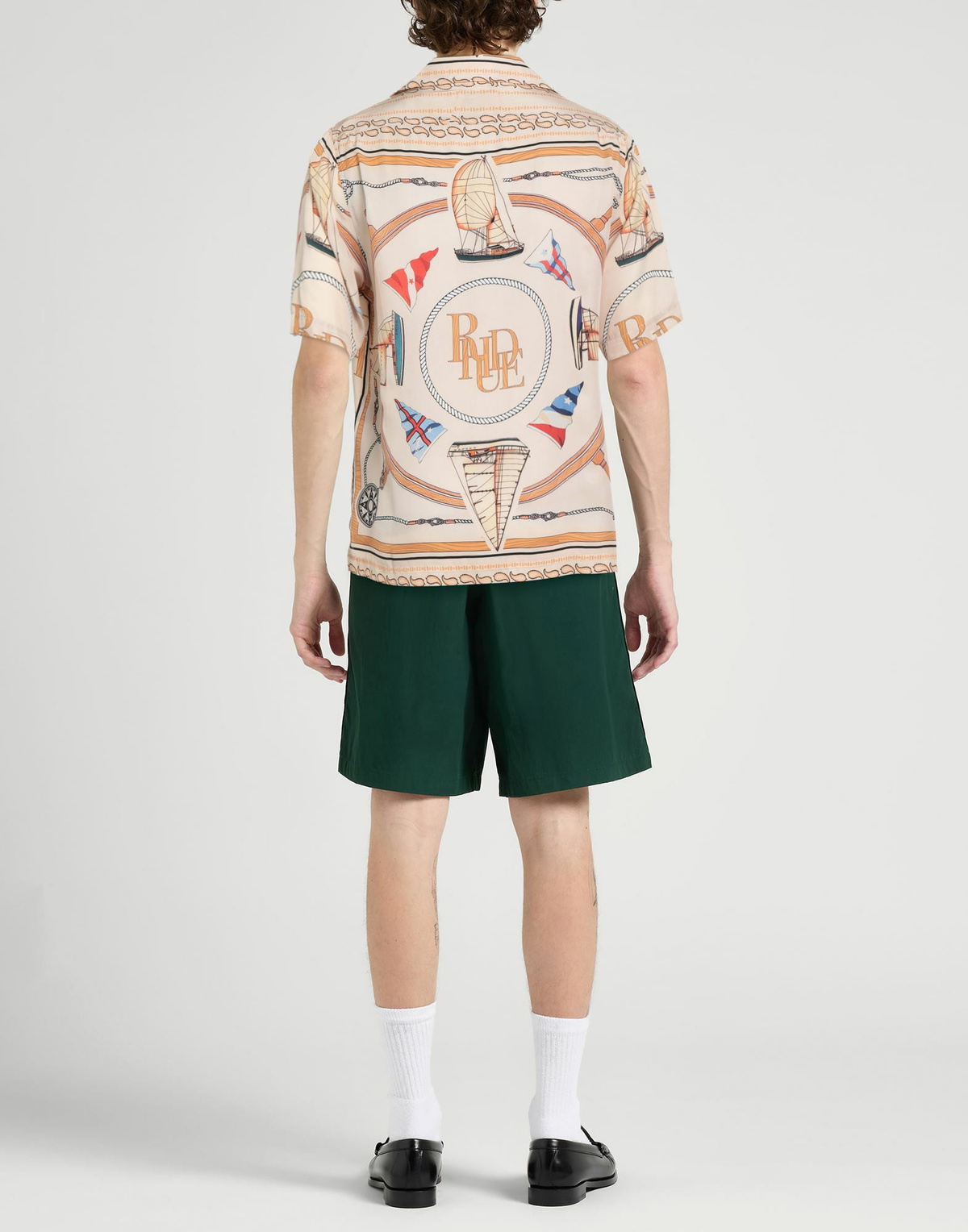 Rhude Mens Shirt in Beige