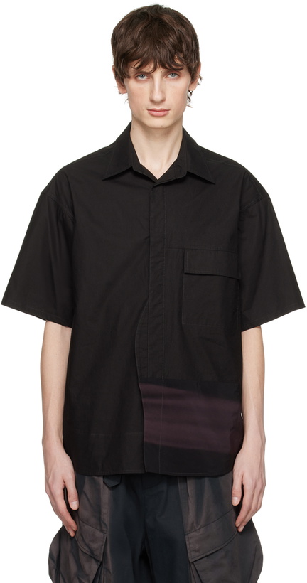 Photo: JiyongKim Black Oversized Shirt