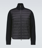 Moncler - Bi-fabric cardigan