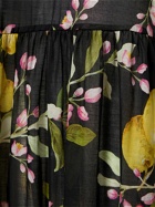 GIAMBATTISTA VALLI Printed Cotton Long Caftan Dress