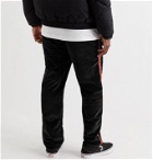 Billionaire Boys Club - Heart & Mind Taped Logo-Embroidered Cotton-Velour Sweatpants - Black