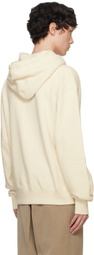 Jil Sander Off-White Relaxed-Fit Hoodie
