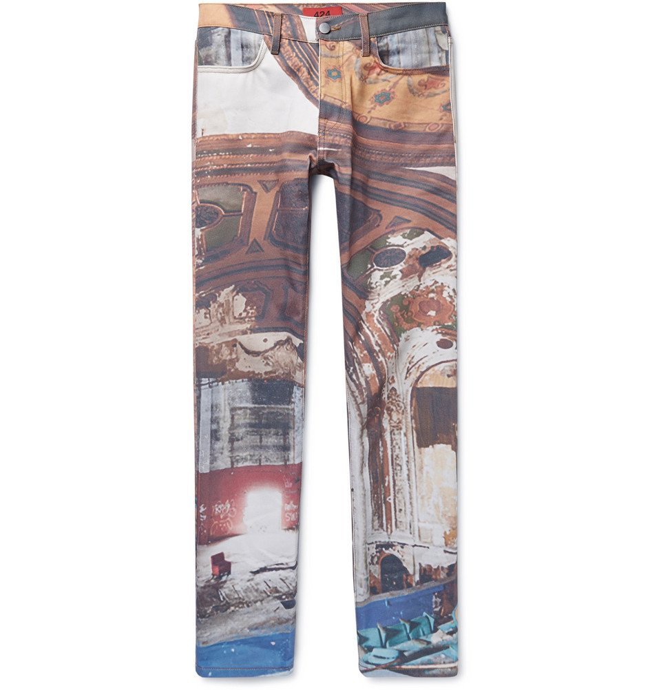 424 - Eastown Theatre Printed Denim - 424