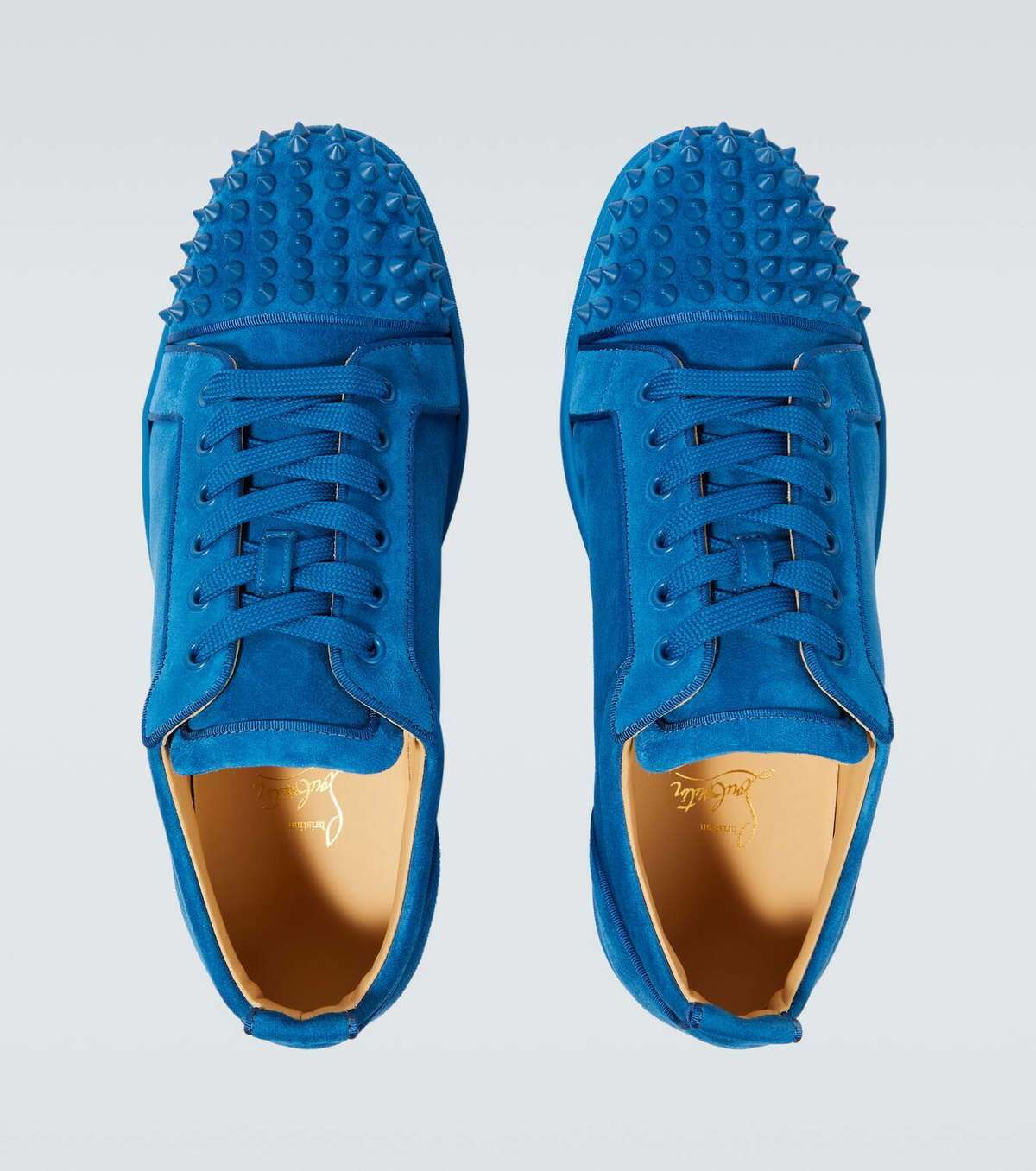 Christian Louboutin Louis Junior Spikes suede sneakers