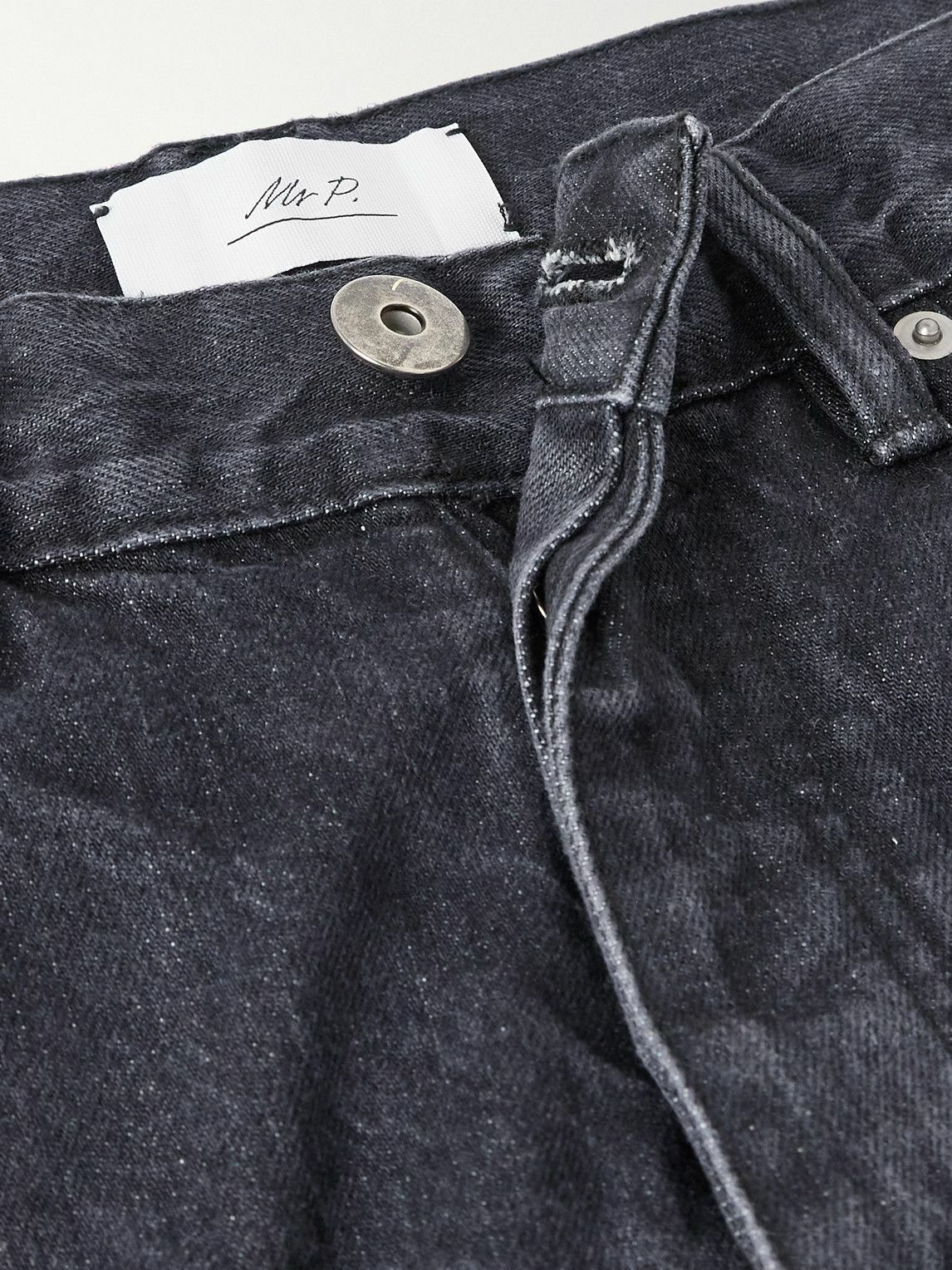 Mr P. - Straight-Leg Organic Jeans - Black