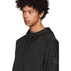 Stone Island Shadow Project Black Hooded Pullover Jacket