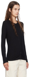 BOSS Black Crewneck Cardigan