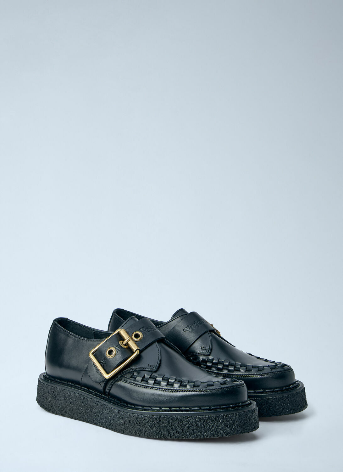 Vivienne Westwood Buckle Detail Leather Loafers