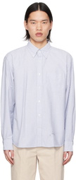 GANT 240 MULBERRY STREET Blue & White Striped Shirt