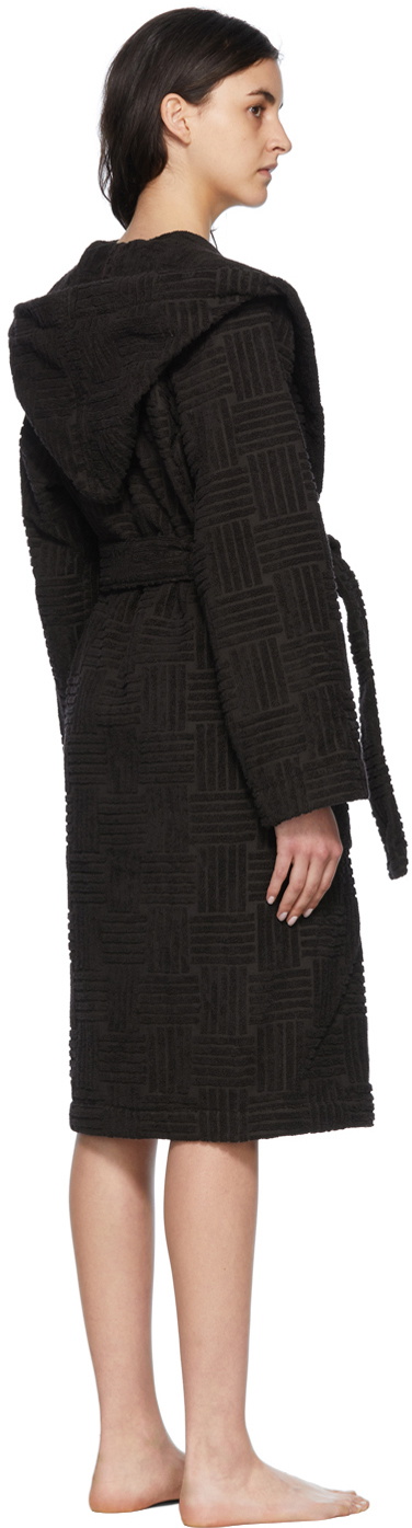 Bottega Veneta Brown Intreccio Bathrobe