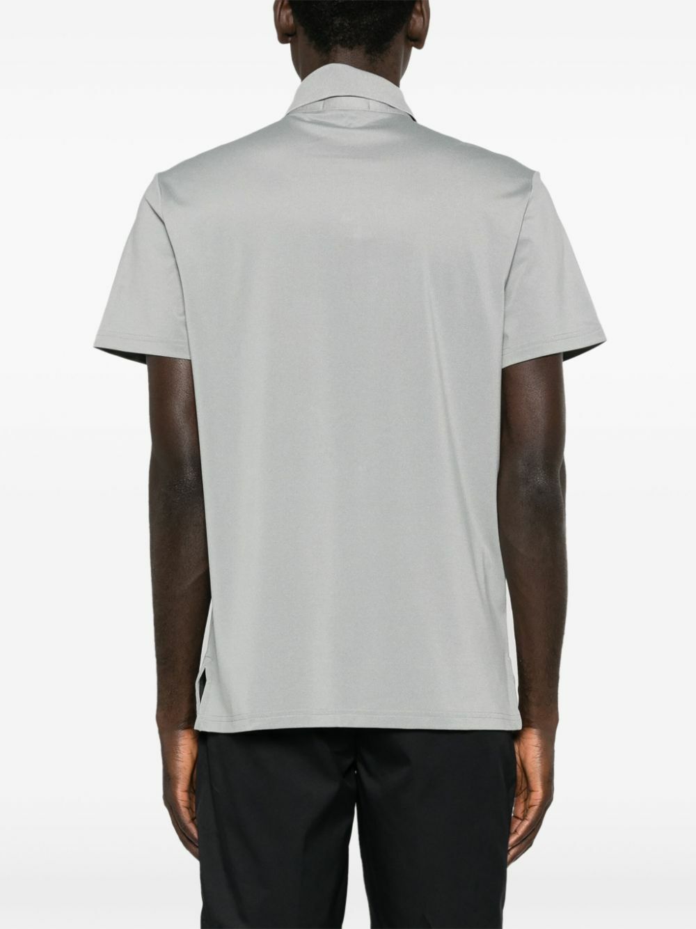 RLX Ralph Lauren Grey Polo Pear Piqué Polo Shirt