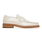 Martine Rose Beige Pearlised Roxy Loafers