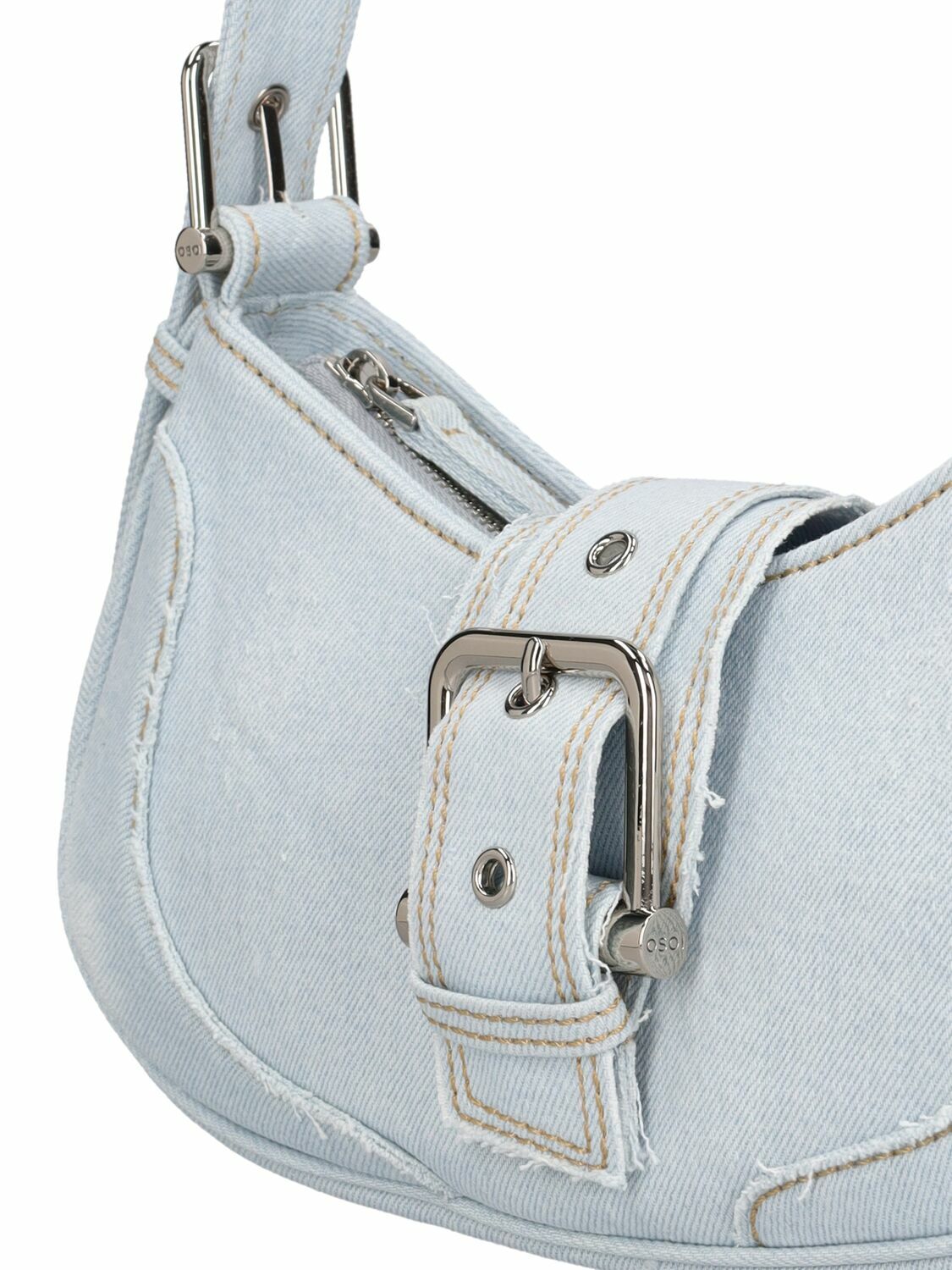 ショルダーバッグ・ポシェット Brocle Small Shoulder Bag - Osoi - Cotton - Ice Denim OSOI - Hobo Brocle Cotton Shoulder Bag OSOI