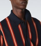 Junya Watanabe Striped wool polo shirt