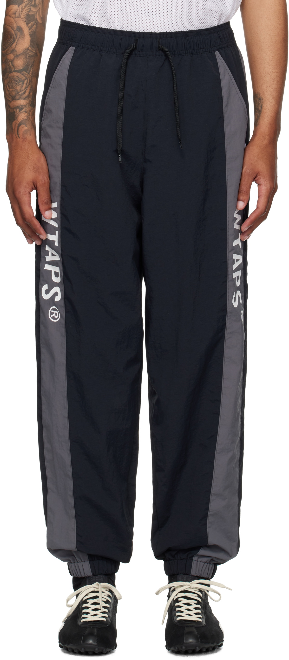 WTAPS Men's 01 Track Pant in Black WTAPS