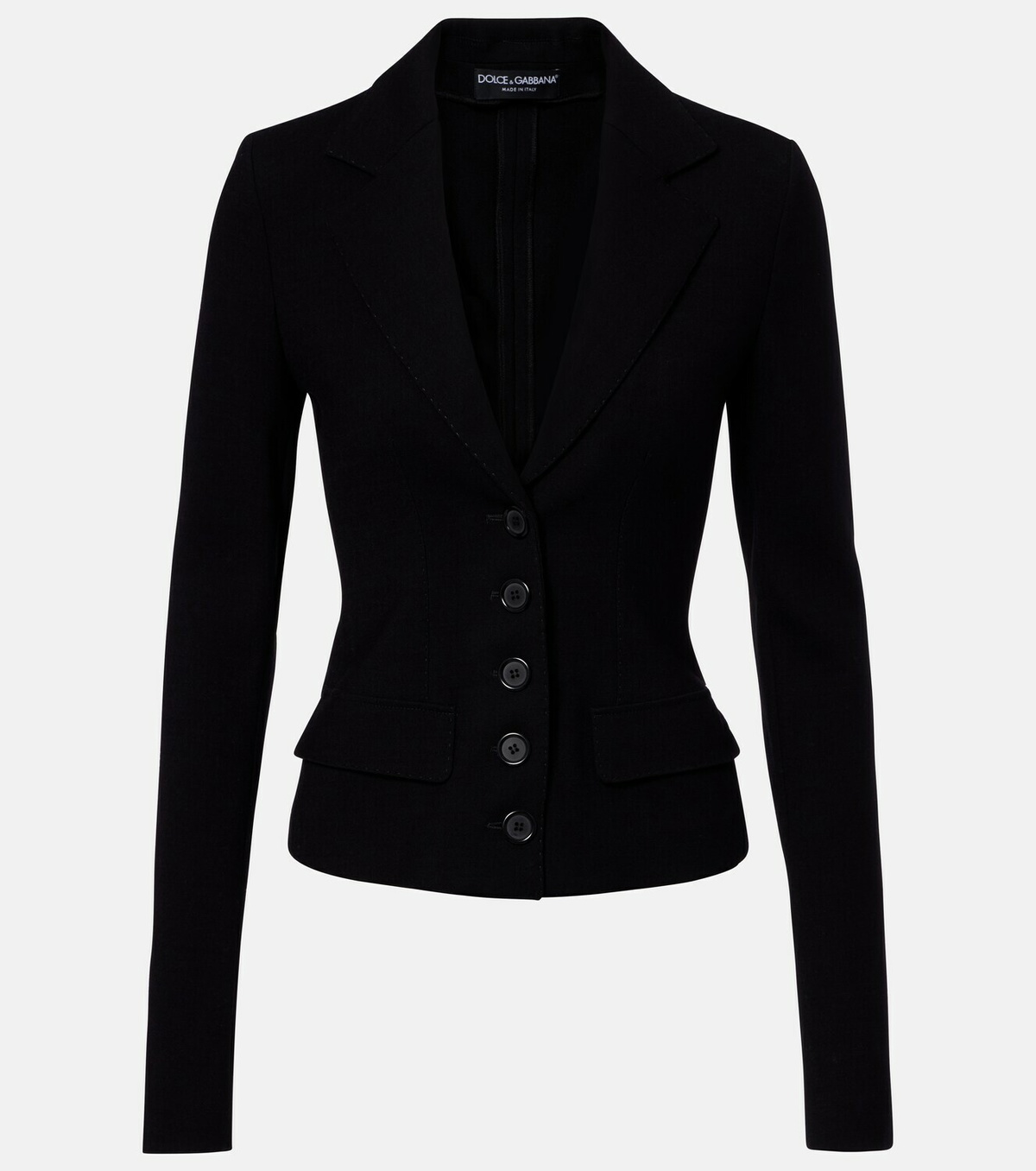 Dolce&Gabbana Wool-blend canvas jacket