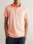 Altea - Taylor Cotton-Piqué Polo Shirt - Orange
