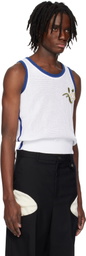 EGONlab White Knit Tank Top