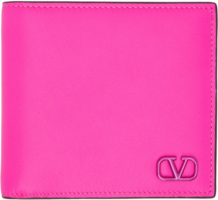 Photo: Valentino Garavani Pink VLogo Wallet